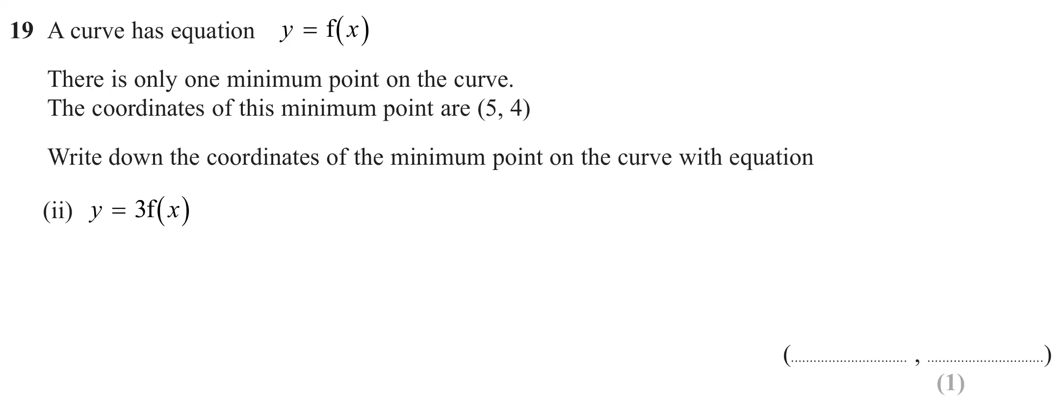 Question 19(ii) - Edexcel IGCSE Maths Past Papers - Higher Calculator November 2024 - Paper 2