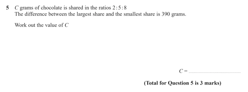 Question 05 - Edexcel IGCSE Maths Past Papers - Higher Resit Calculator January 2023 - Paper 1