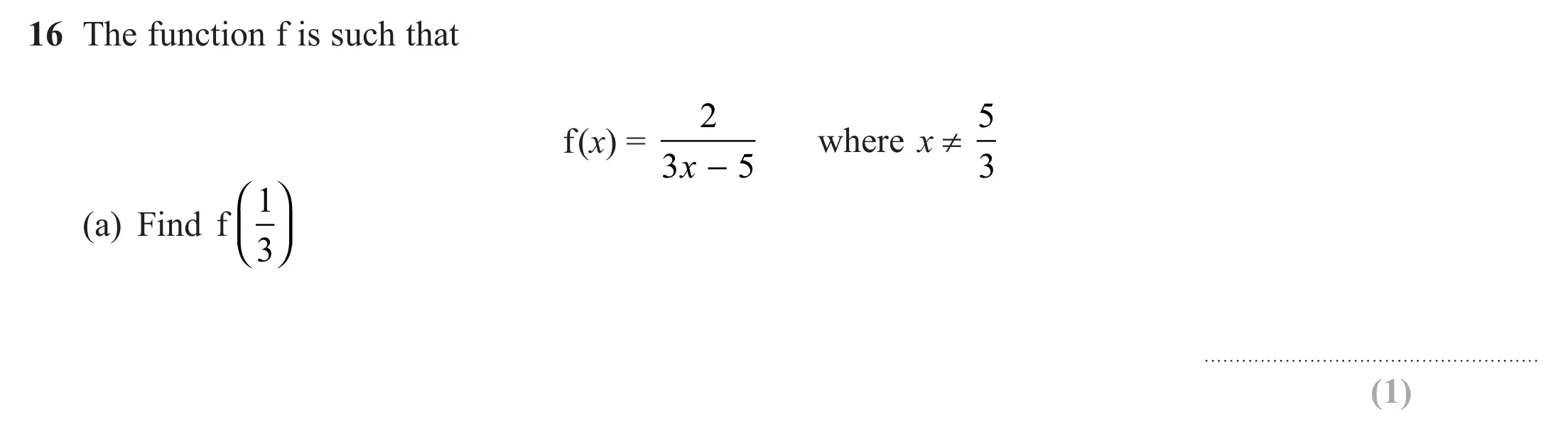 Question 16(a) - Edexcel IGCSE Maths Past Papers - Higher Resit Calculator January 2023 - Paper 1