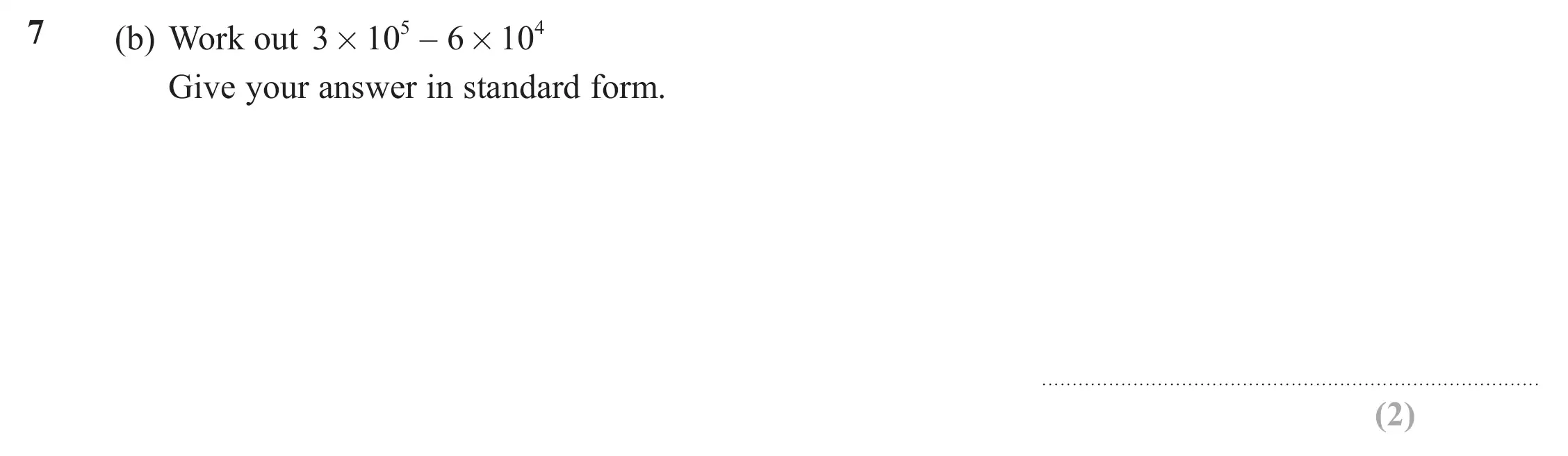 Question 7(b) - Edexcel IGCSE Maths Past Papers - Higher Resit Calculator January 2023 - Paper 1