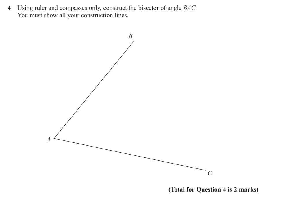 Question 04 - Edexcel IGCSE Maths Past Papers - Higher Resit Calculator January 2023 - Paper 2