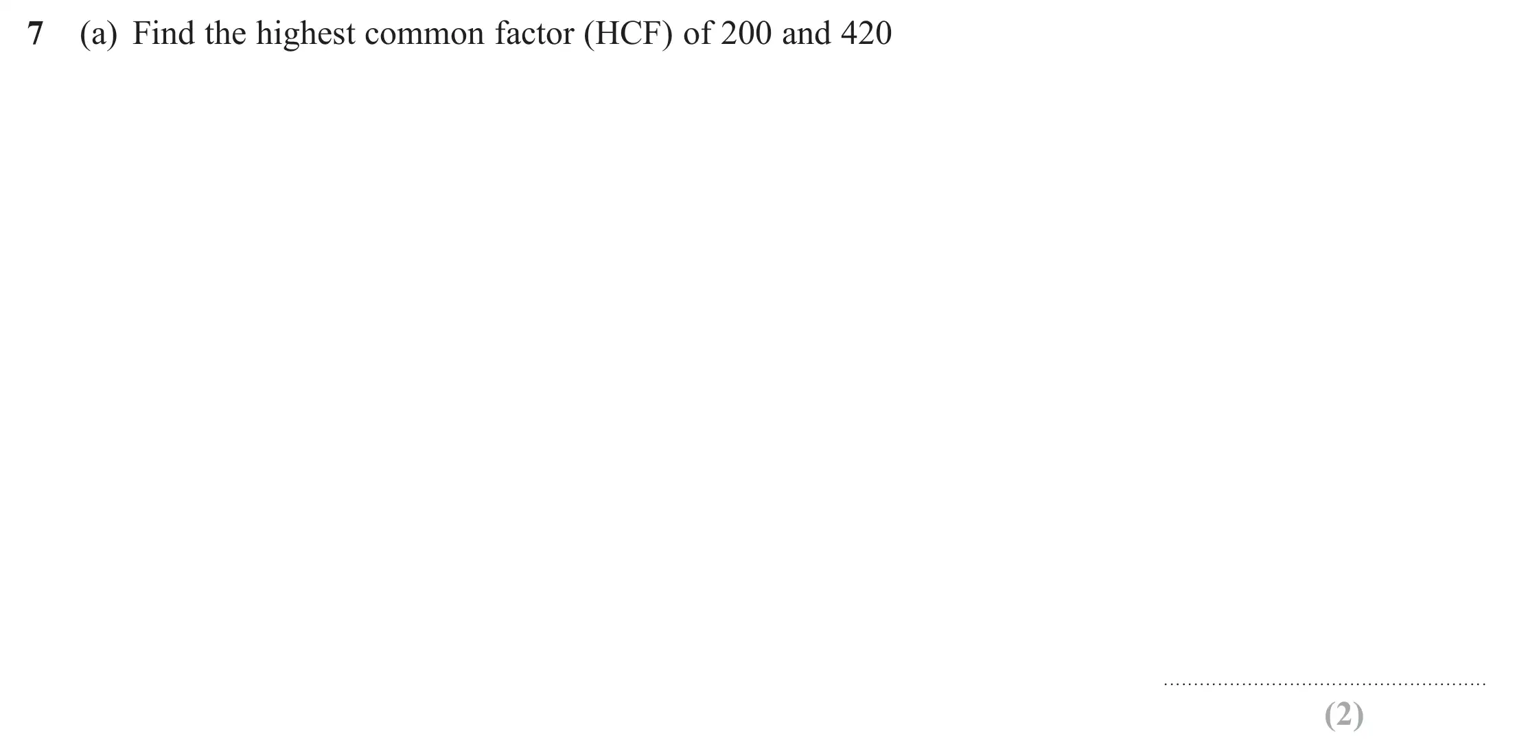 Question 7(a) - Edexcel IGCSE Maths Past Papers - Higher Resit Calculator January 2023 - Paper 2
