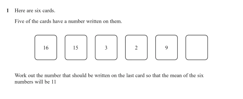 Question 01 - Edexcel IGCSE Maths Past Paper - Higher Resit Calculator June 2024 - Paper 1