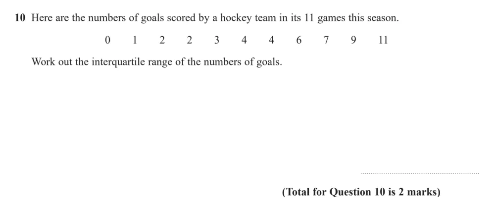 Question 10 - Edexcel IGCSE Maths Past Paper - Higher Resit Calculator June 2024 - Paper 1