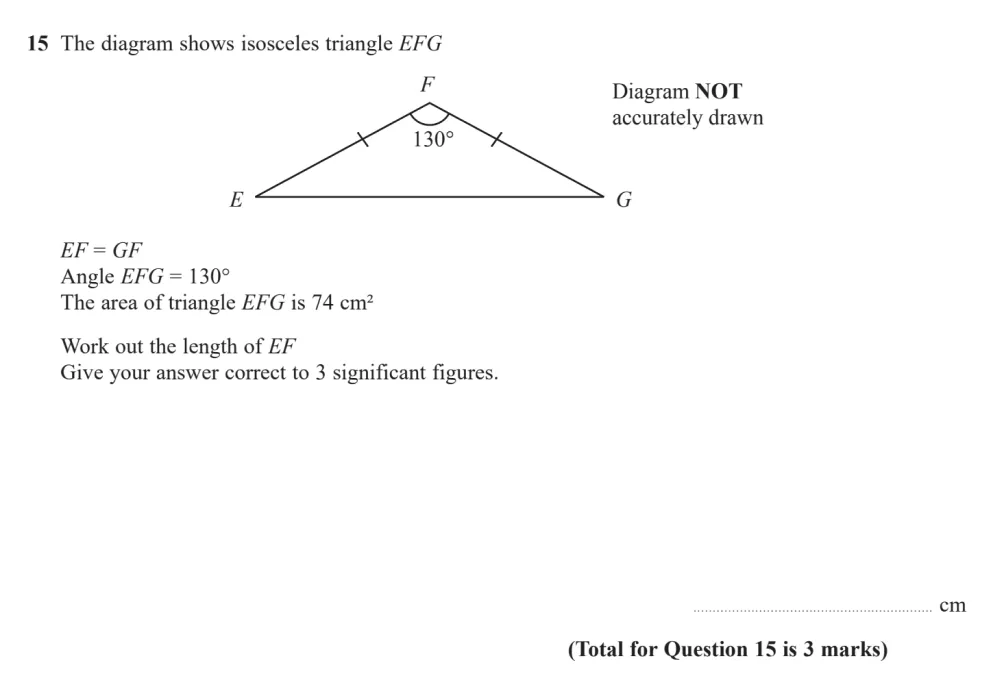 Question 11(b) - Edexcel IGCSE Maths Past Paper - Higher Resit Calculator June 2024 - Paper 1