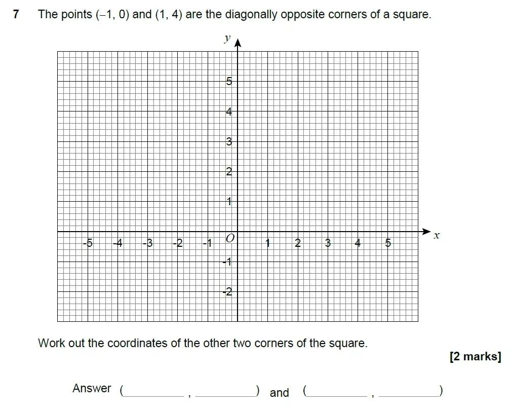 Question 07 - AQA IGCSE Maths Past Papers - Core Calculator 2018 - Specimen Paper 1