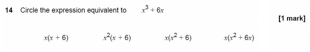Question 14 - AQA IGCSE Maths Past Papers - Core Calculator 2018 - Specimen Paper 1