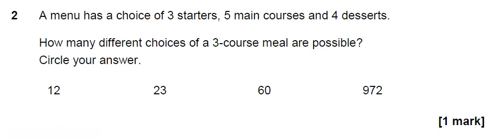 Question 02 - AQA IGCSE Maths Past Papers - Extended Calculator 2018 - Specimen Paper 1