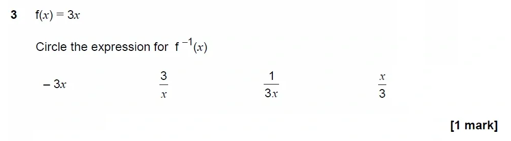 Question 03 - AQA IGCSE Maths Past Papers - Extended Calculator 2018 - Specimen Paper 1