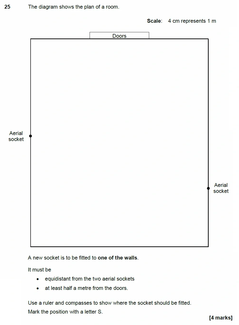 Question 25 - AQA IGCSE Maths Past Papers - Core Calculator 2018 - Specimen Paper 2