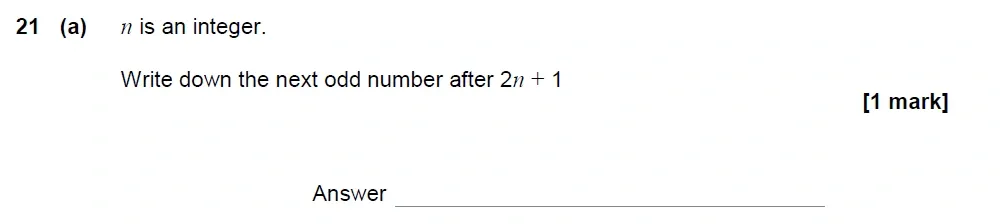 Question 21(a) - AQA IGCSE Maths Past Papers - Extended Calculator 2018 - Specimen Paper 2