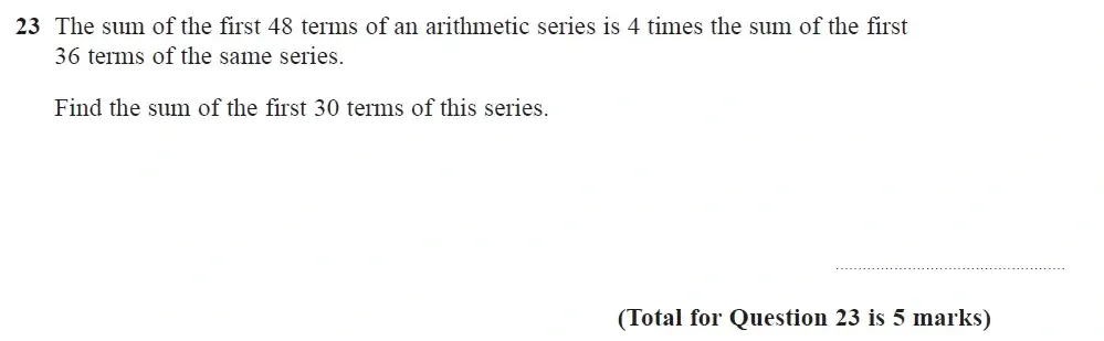 Question 23 - Edexcel IGCSE Maths Past Papers - Higher Calculator June 2018 - Paper 2