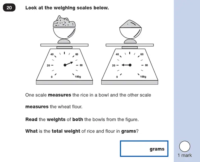 Question 20 - Mathematics Paper 2 - Reasoning Set-1