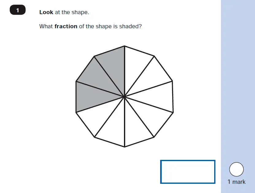 Question 1 - Mathematics Paper 2 - Reasoning Set-10