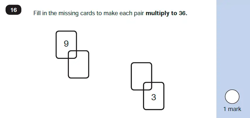 Question 16 - Mathematics Paper 2 - Reasoning Set-10