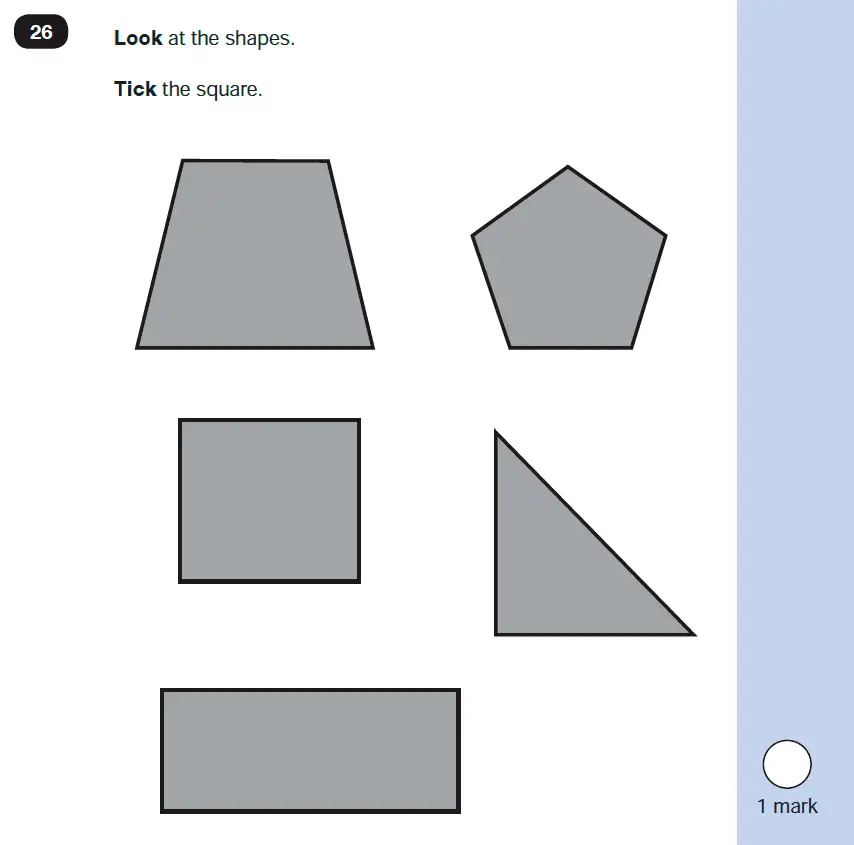 Question 26 - Mathematics Paper 2 - Reasoning Set-10
