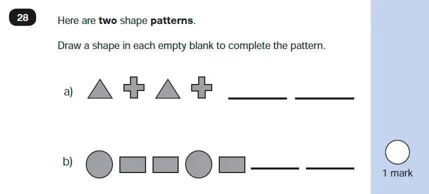 Question 28 - Mathematics Paper 2 - Reasoning Set-10