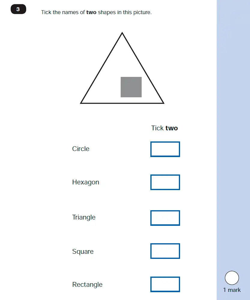 Question 3 - Mathematics Paper 2 - Reasoning Set-10