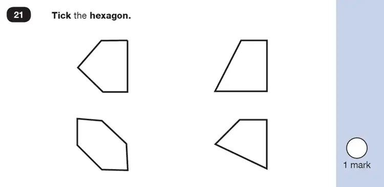 Question 21 - Mathematics Paper 2 - Reasoning Set-3