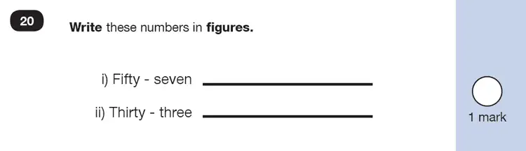 Question 20 - Mathematics Paper 2 - Reasoning Set-4