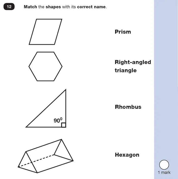 Question 12 - Mathematics Paper 2 - Reasoning Set-5