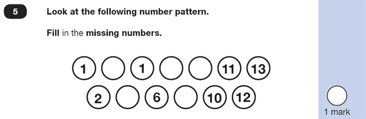 Question 5 - Mathematics Paper 2 - Reasoning Set-5