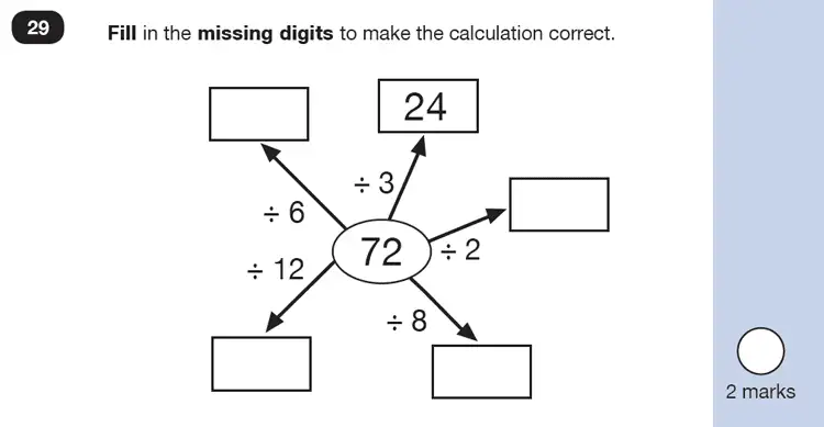 Question 29 - Mathematics Paper 2 - Reasoning Set-6
