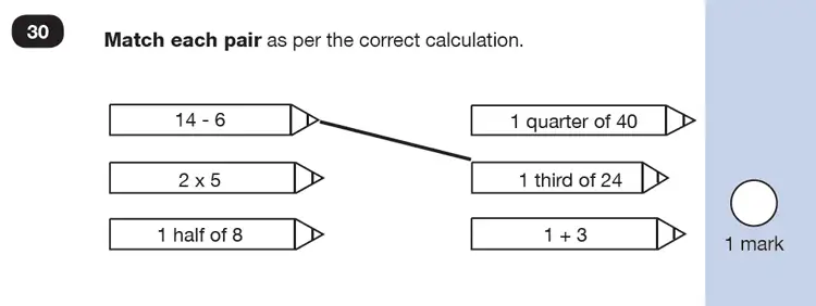 Question 30 - Mathematics Paper 2 - Reasoning Set-6