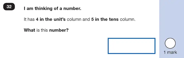 Question 32 - Mathematics Paper 2 - Reasoning Set-6