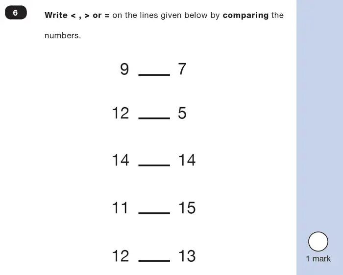 Question 6 - Mathematics Paper 2 - Reasoning Set-6