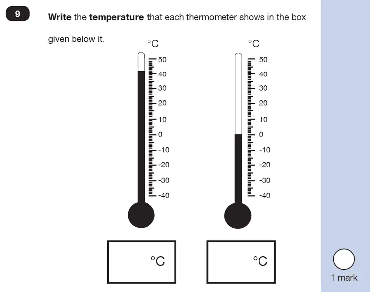 Question 9 - Mathematics Paper 2 - Reasoning Set-6