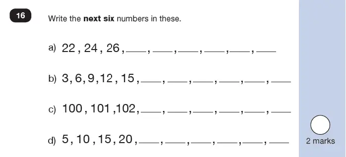 Question 16 - Mathematics Paper 2 - Reasoning Set-7