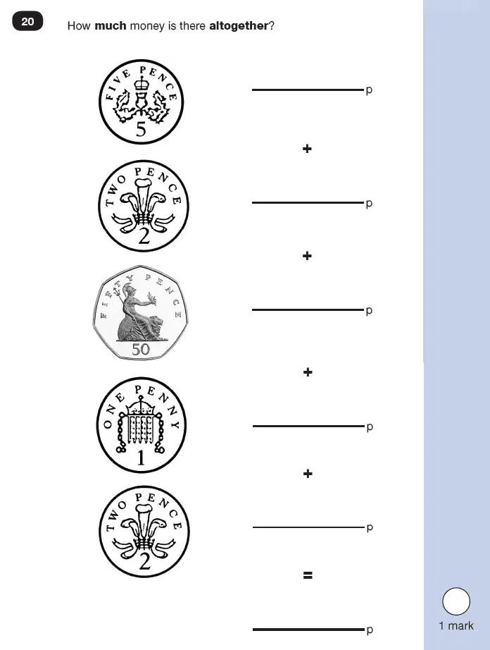 Question 20 - Mathematics Paper 2 - Reasoning Set-7