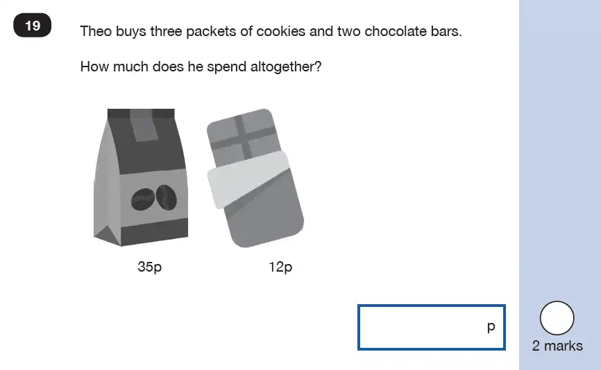 Question 19 - Mathematics Paper 2 - Reasoning Set-8