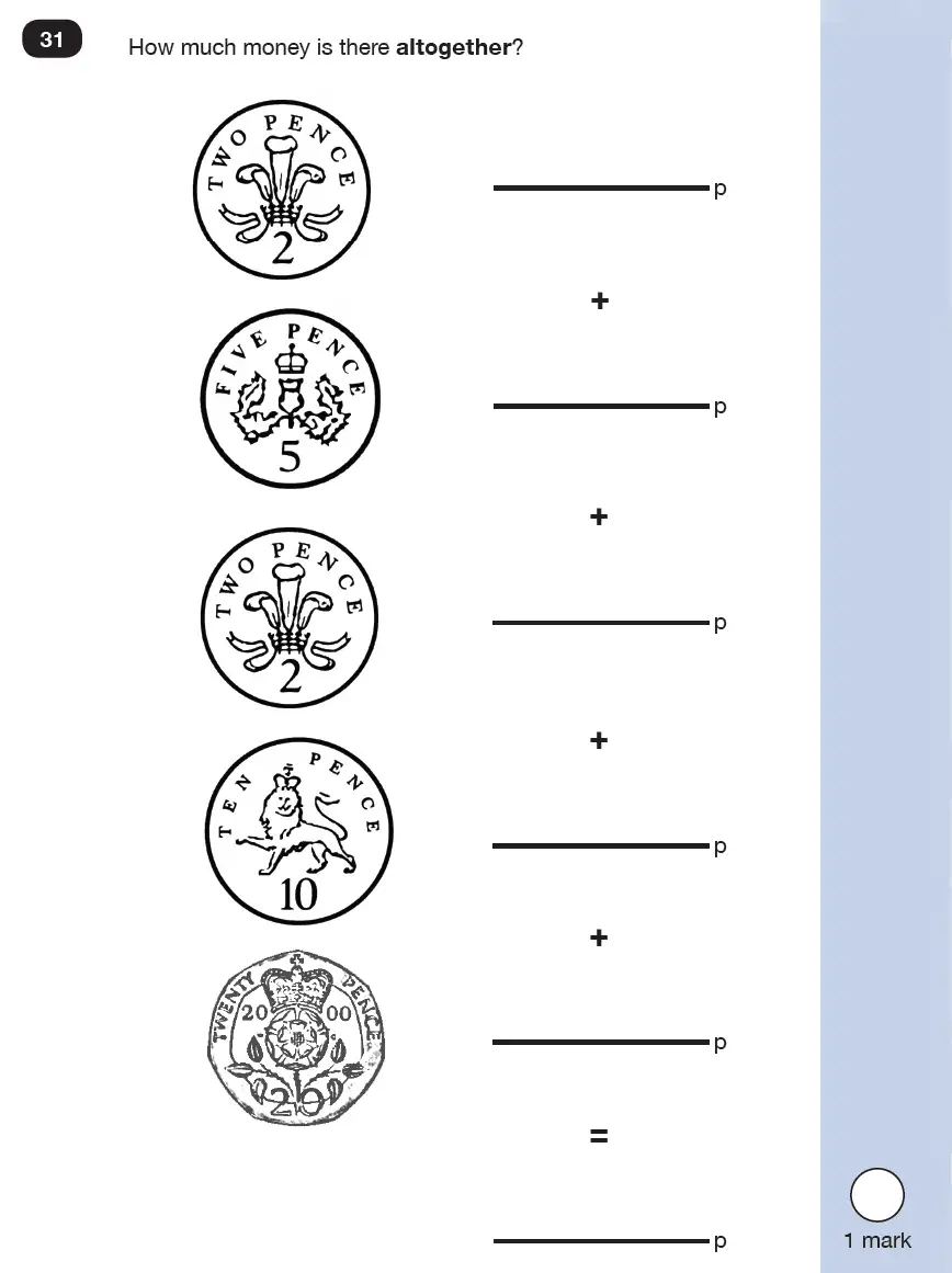 Question 31 - Mathematics Paper 2 - Reasoning Set-8