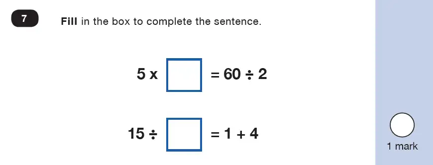 Question 7 - Mathematics Paper 2 - Reasoning Set-8
