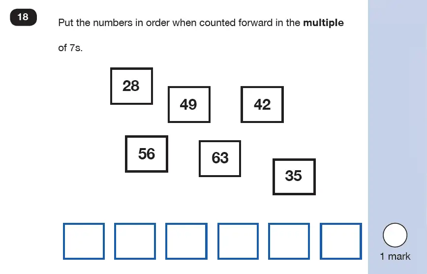 Question 18 - Mathematics Paper 2 - Reasoning Set-9