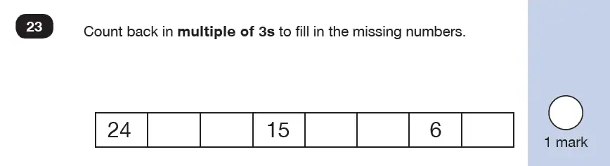 Question 23 - Mathematics Paper 2 - Reasoning Set-9