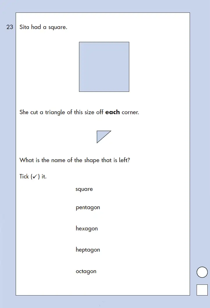 Question 23 - Mathematics Question Paper 2 - 2003