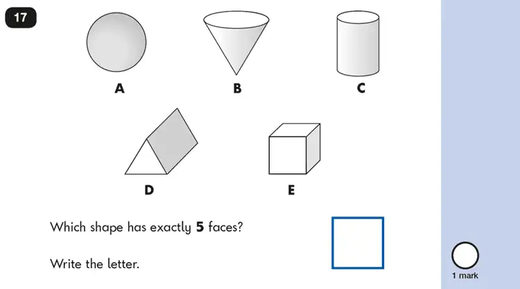 Question 17 - Mathematics Paper 2 - Reasoning - 2016