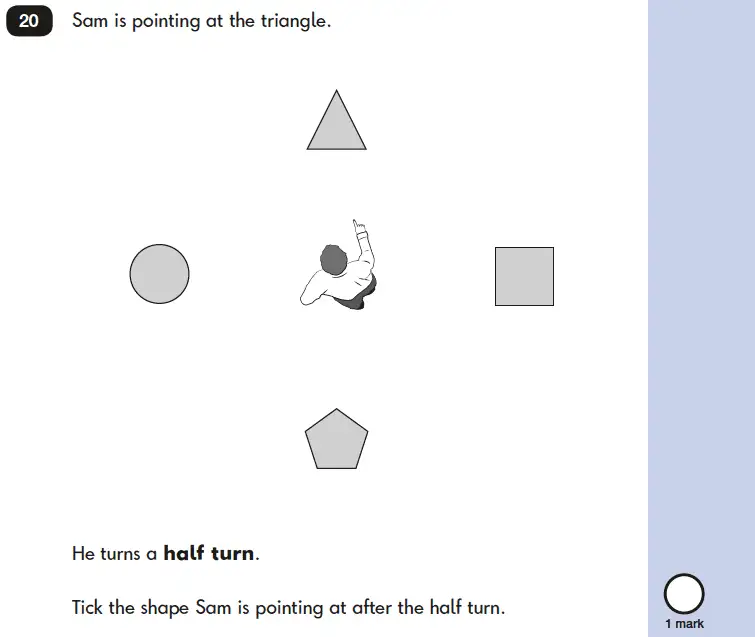 Question 20 - Mathematics Paper 2 - Reasoning