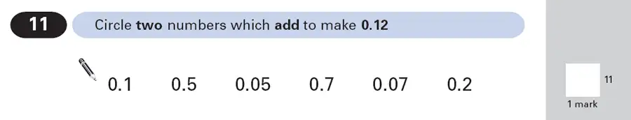 Question 11 - Maths Question Paper 1 - 2000