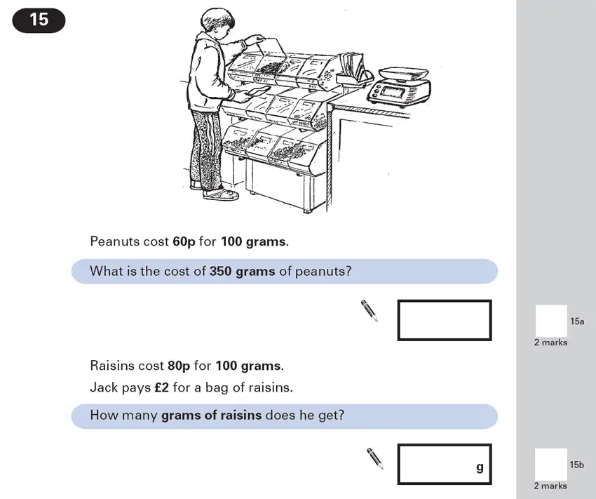 Question 15 - Maths Question Paper 1 - 2000