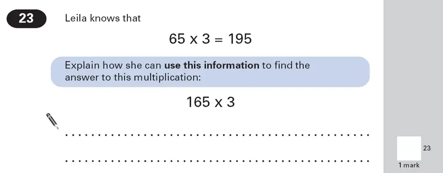 Question 23 - Maths Question Paper 1 - 2000