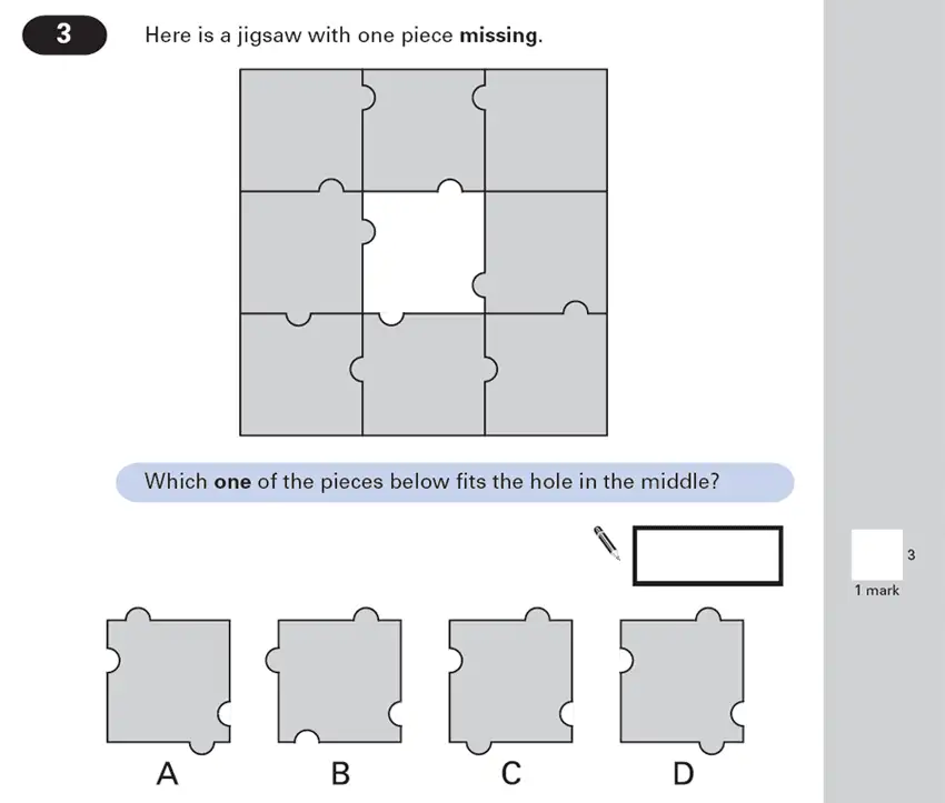 Question 3 - Maths Question Paper 1 - 2000