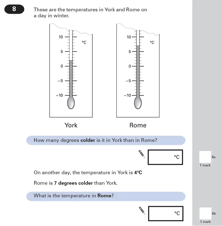 Question 8 - Maths Question Paper 1 - 2000