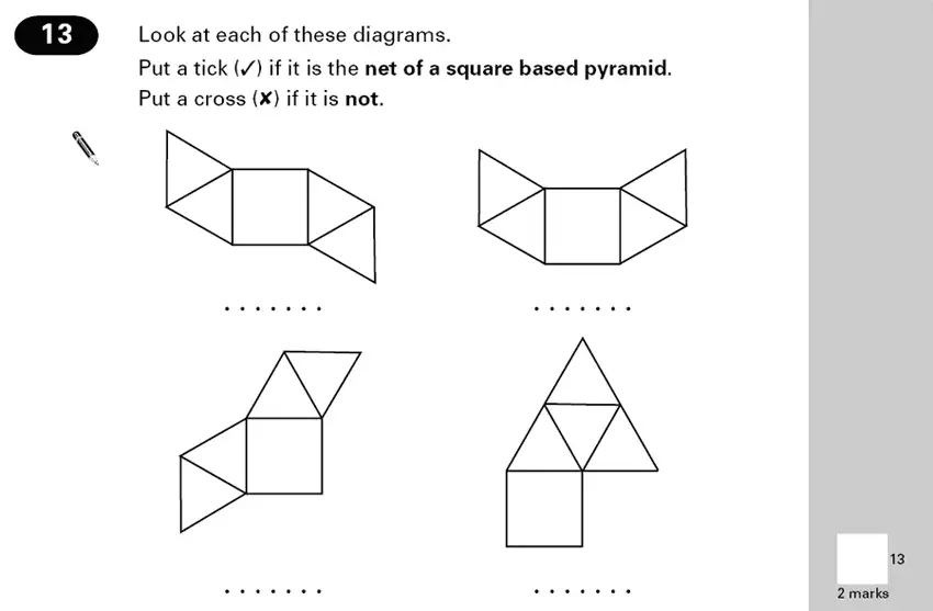 Question 13 - Maths Question Paper 2 - 2000