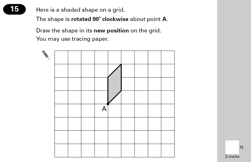 Question 15 - Maths Question Paper 2 - 2000