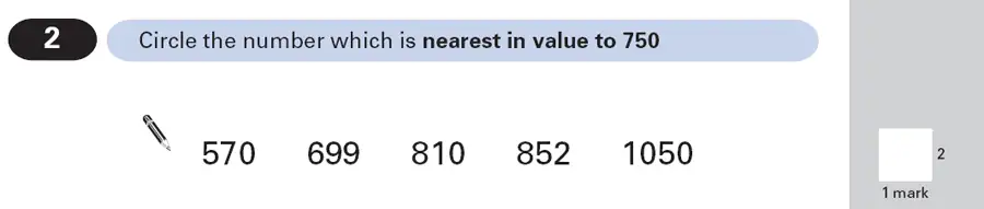 Question 2 - Maths Question Paper 2 - 2000