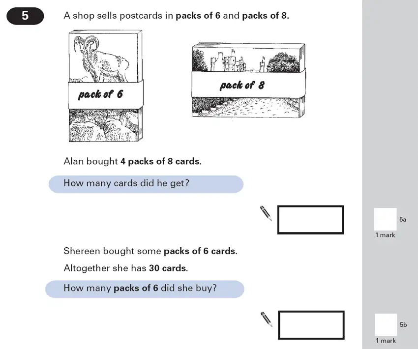 Question 5 - Maths Question Paper 2 - 2000